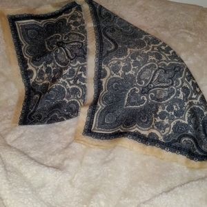 Frayed Edge Polyester Scarf